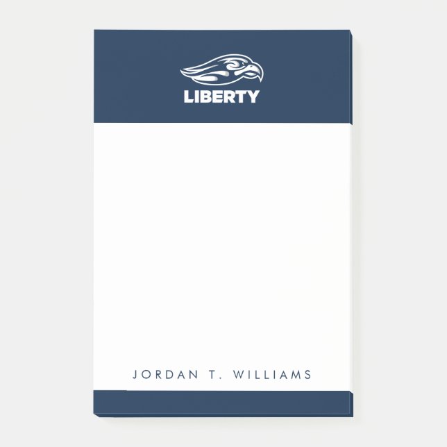 Liberty University Athletic Mark Post-it Notes (Front)