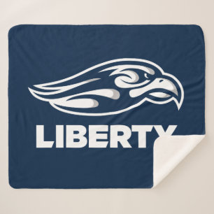 Liberty University Athletic Mark Sherpa Blanket