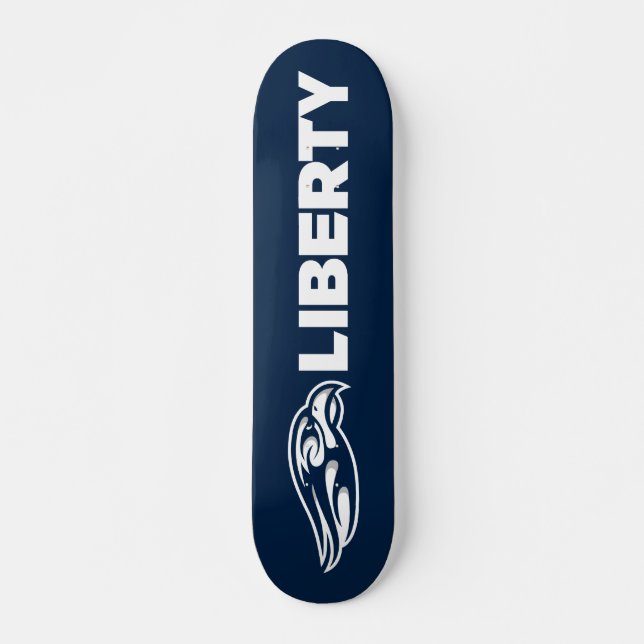 Liberty University Athletic Mark Skateboard (Front)