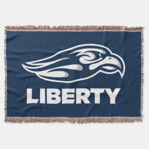 Liberty University Athletic Mark Throw Blanket