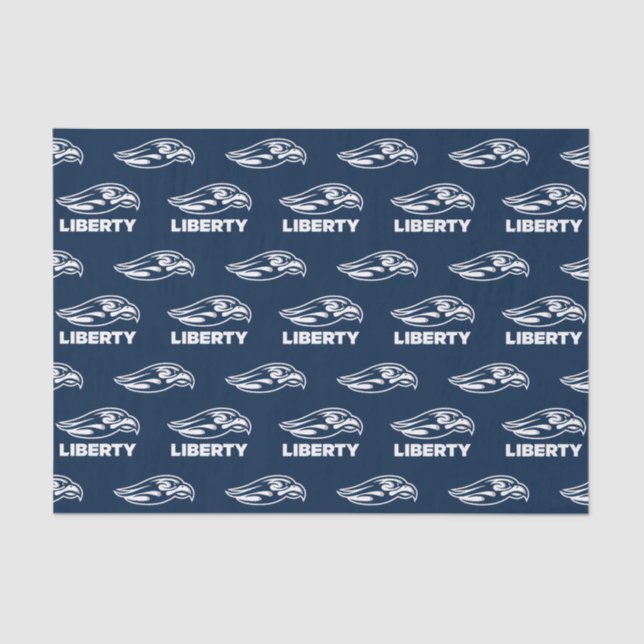 Liberty University Athletic Mark Tissue Paper (Front)