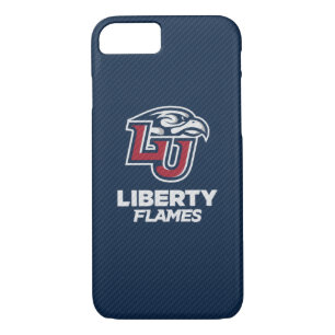 Liberty University Carbon Fiber Pattern iPhone 8/7 Case