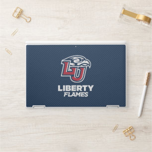 Liberty University Carbon Fiber Pattern HP Laptop Skin