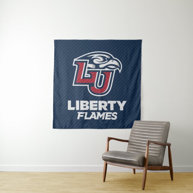 Liberty University Carbon Fiber Pattern Tapestry (In Situ)