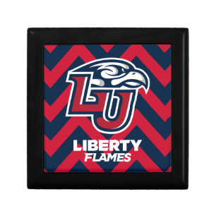 Liberty University Chevron Pattern Gift Box