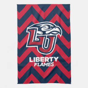 Liberty University Chevron Pattern Kitchen Towel
