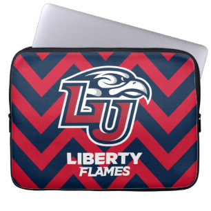Liberty University Chevron Pattern Laptop Sleeve