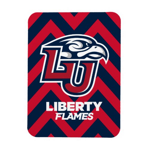 Liberty University Chevron Pattern Magnet