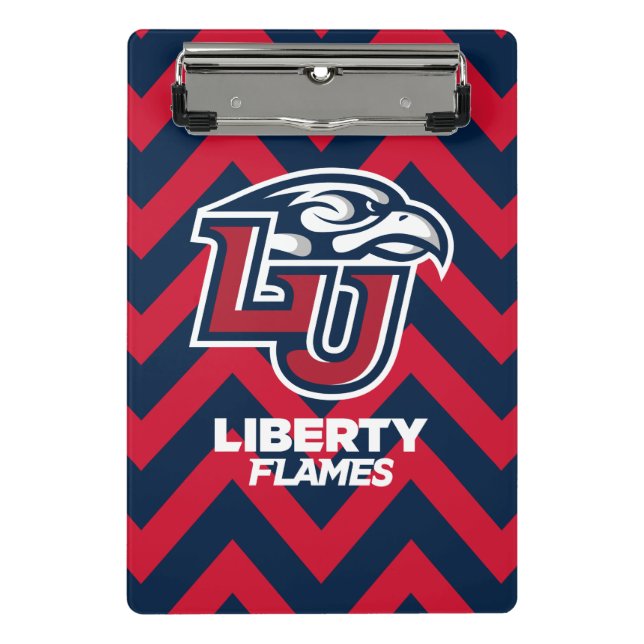 Liberty University Chevron Pattern Mini Clipboard (Front)