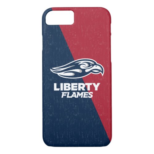 Liberty University Color Block Distressed iPhone 87 Case