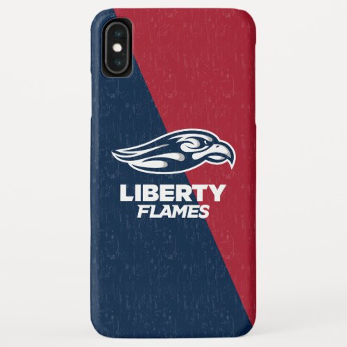 Liberty University Color Block Distressed iPhone XS Max Case