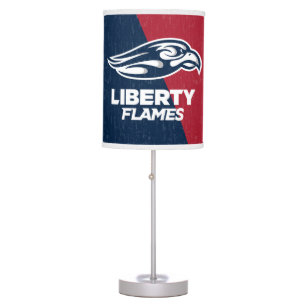 Liberty University Color Block Distressed Table Lamp