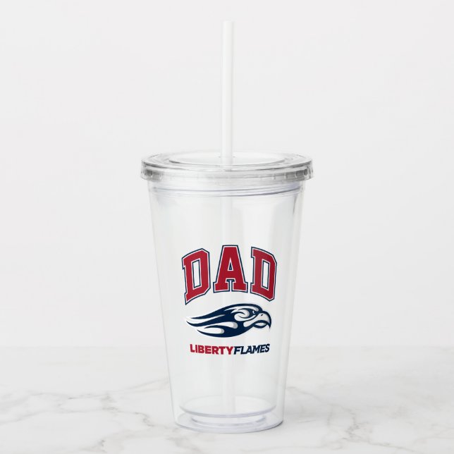 Liberty University Dad Acrylic Tumbler (Front)