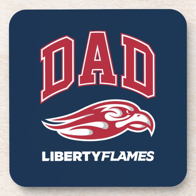 Liberty University Dad Beverage Coaster (Front)
