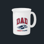 Liberty University Dad Beverage Pitcher<br><div class="desc">Check out these Liberty University designs! Show off your Flames pride with these new University products. These make the perfect gifts for the University student,  alumni,  family,  friend or fan in your life. All of these Zazzle products are customizable with your name,  class year,  or club. Go Flames!</div>