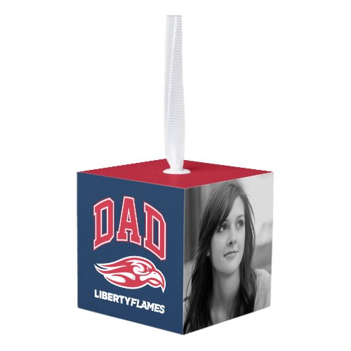 Liberty University Dad Cube Ornament