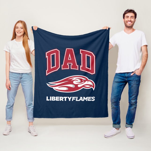 Liberty University Dad Fleece Blanket (In Situ)