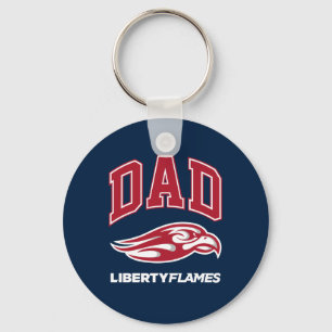 Liberty University Dad Keychain