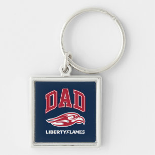 Liberty University Dad Keychain