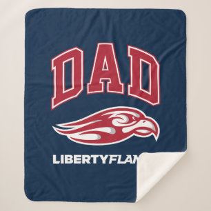 Liberty University Dad Sherpa Blanket