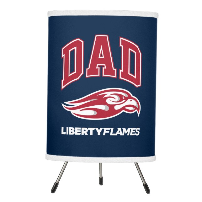 Liberty University Dad Tripod Lamp (Front)