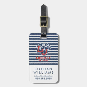 Liberty University Denim Case Luggage Tag
