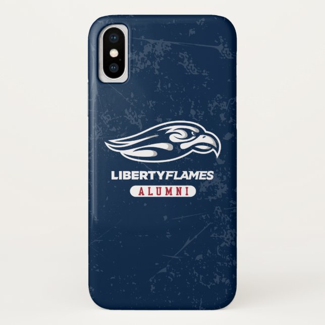 Liberty University Distressed Alumni Case-Mate iPhone Case (Back)