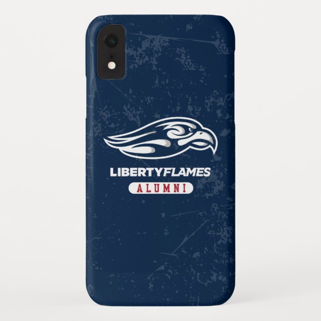 Liberty University Distressed Alumni Case-Mate iPhone Case (Back)
