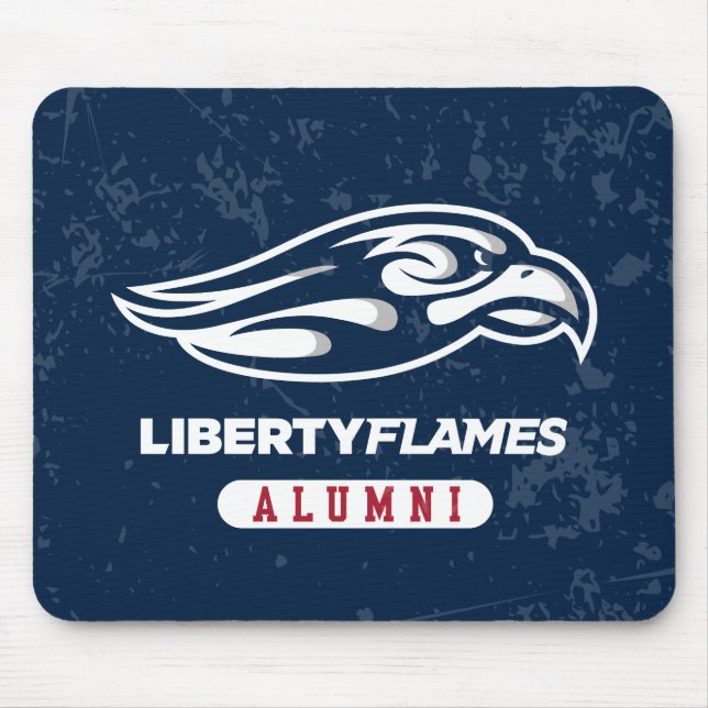 Liberty University Distressed Alumni Mouse Pad (Front)