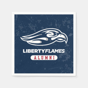 Liberty University Distressed Alumni Napkins