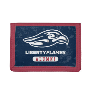 Liberty University Distressed Alumni Tri-fold Wallet