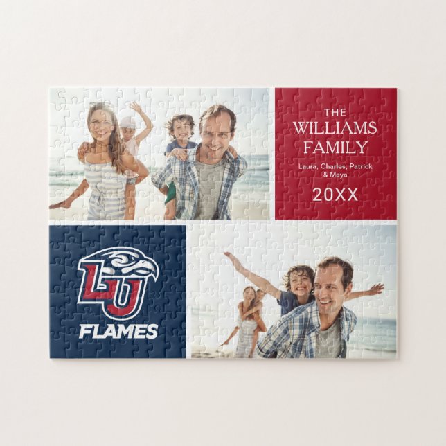 Liberty University Family Photo Collage Jigsaw Puzzle (Horizontal)