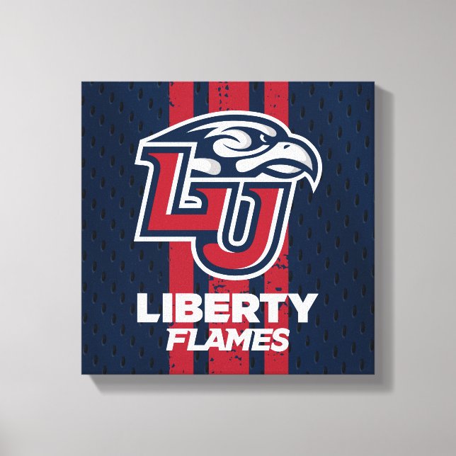 Liberty University Jersey Canvas Print (Front)