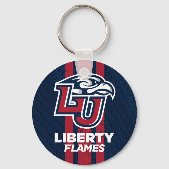 Liberty University Jersey Keychain (Front)