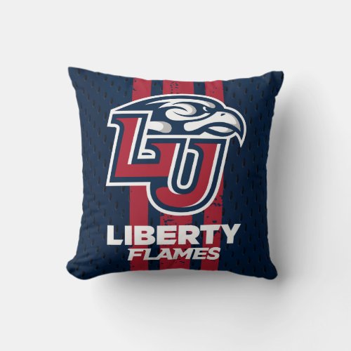 Liberty University Jersey Throw Pillow