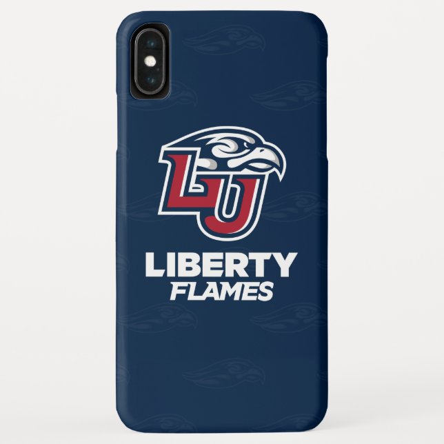 Liberty University Logo Watermark Case-Mate iPhone Case (Back)