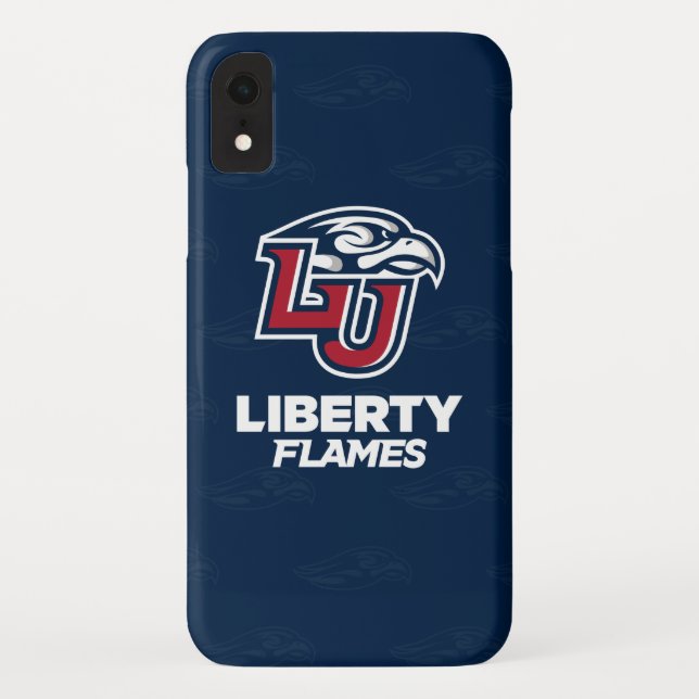 Liberty University Logo Watermark Case-Mate iPhone Case (Back)
