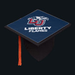 Liberty University Logo Watermark Graduation Cap Topper<br><div class="desc">Check out these Liberty University designs! Show off your Flames pride with these new Liberty University products. These make the perfect gifts for the Liberty University student, alumni, family, friend or fan in your life. All of these Zazzle products are customizable with your name, class year, or club. Go Flames!...</div>