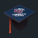 Liberty University Logo Watermark Graduation Cap Topper<br><div class="desc">Check out these Liberty University designs! Show off your Flames pride with these new Liberty University products. These make the perfect gifts for the Liberty University student, alumni, family, friend or fan in your life. All of these Zazzle products are customizable with your name, class year, or club. Go Flames!...</div>
