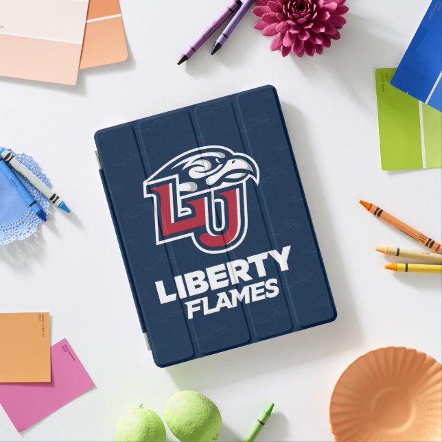 Liberty University Logo Watermark iPad Smart Cover (In Situ)