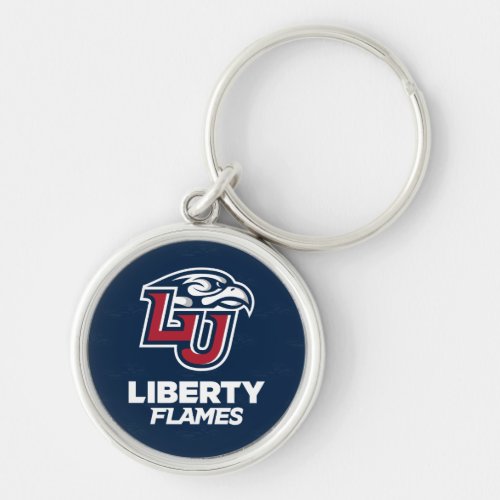 Liberty University Logo Watermark Keychain