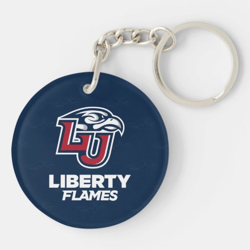 Liberty University Logo Watermark Keychain | Zazzle