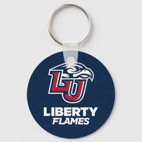 Liberty University Logo Watermark Keychain