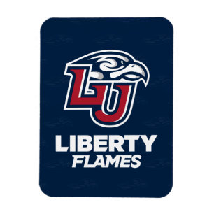 Liberty University Logo Watermark Magnet
