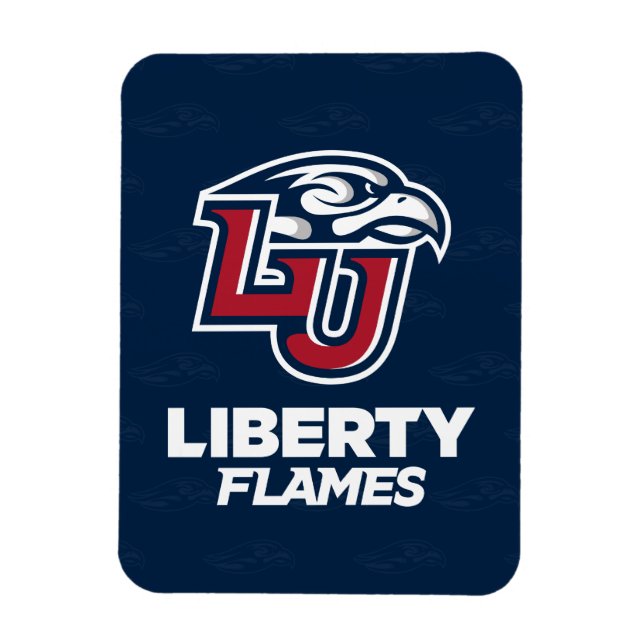 Liberty University Logo Watermark Magnet (Vertical)
