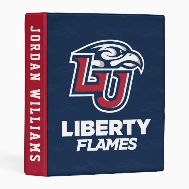 Liberty University Logo Watermark Mini Binder (Front/Spine)