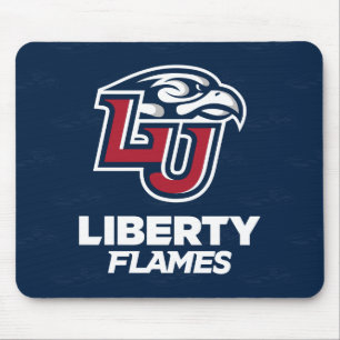 Liberty University Logo Watermark Mouse Pad