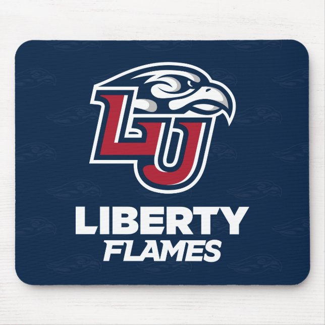 Liberty University Logo Watermark Mouse Pad (Front)