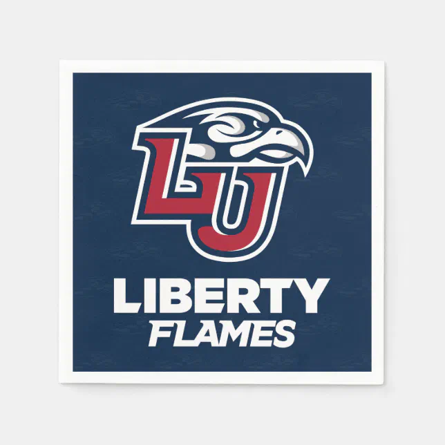 Liberty University Logo Watermark Napkins Zazzle