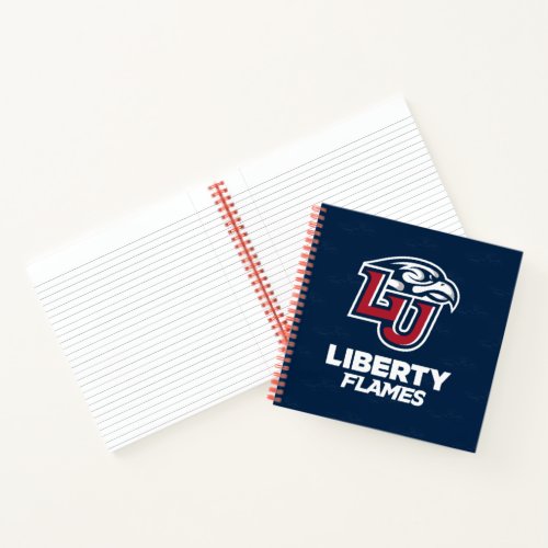Liberty University Logo Watermark Notebook